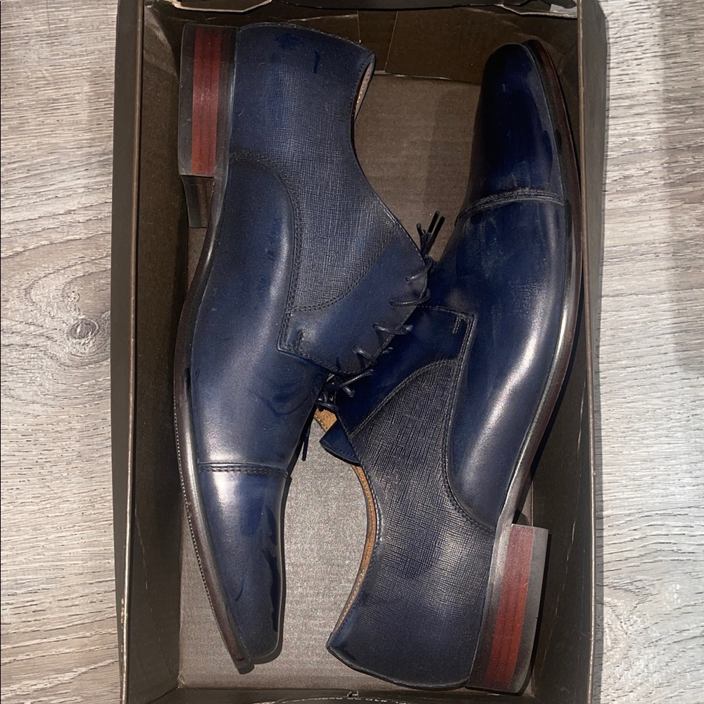 Florsheim Men's Navy Oxfords